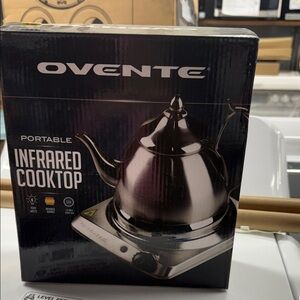 Ovente Silver Portable Infrared Cooktop